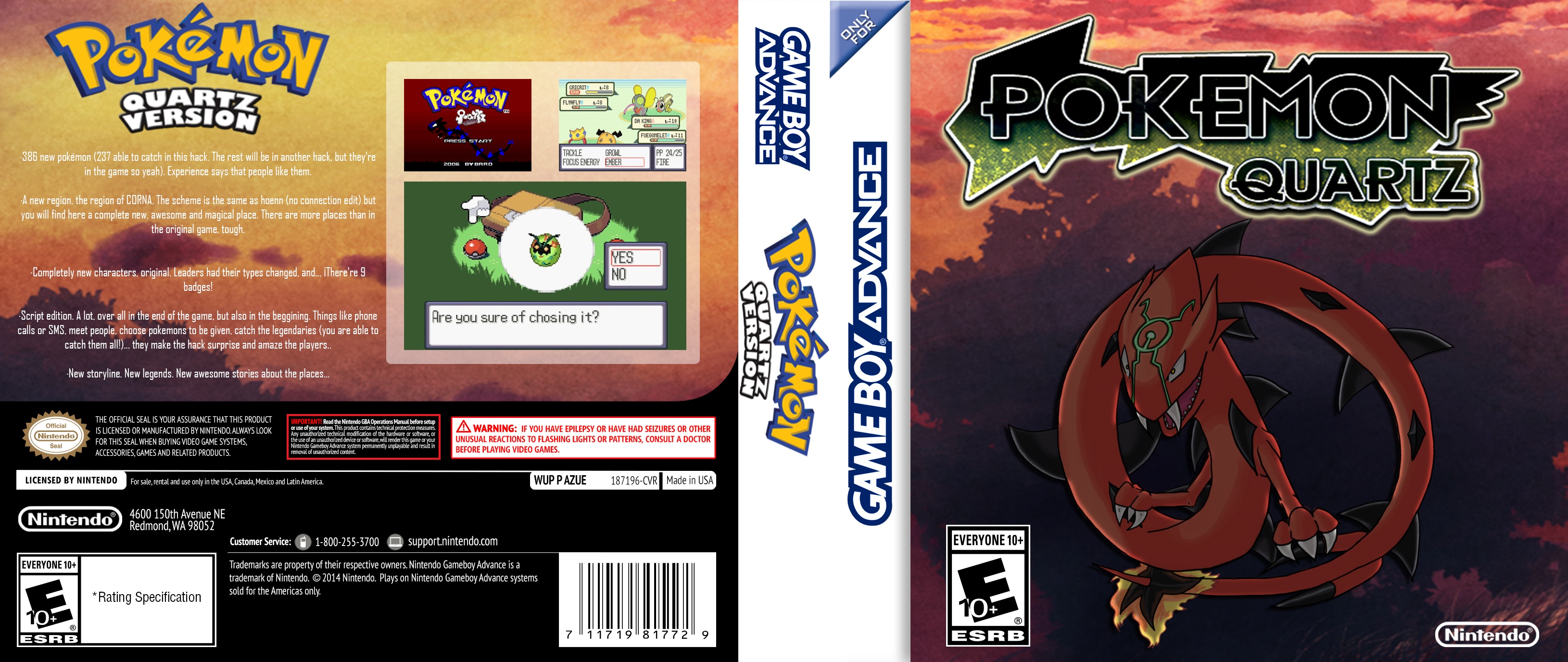 Pokemon Quartz box cover
