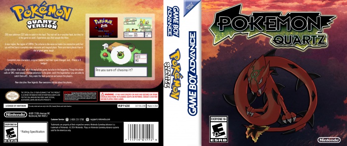 Pokemon Quartz box art cover