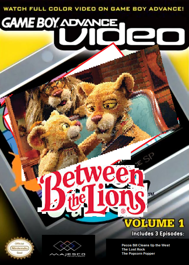 Game Boy Advance Video: Between the Lions box cover