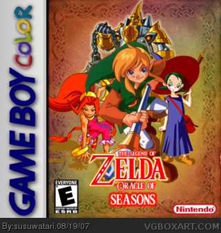 The Legend of Zelda: Oracle of Seasons box cover
