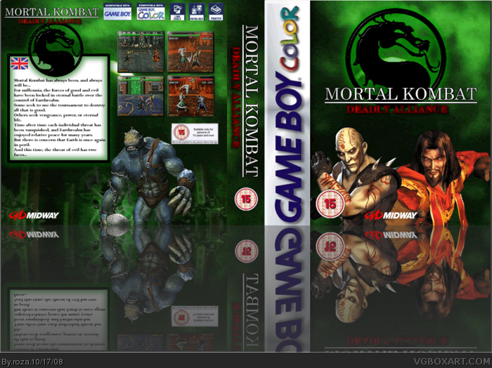 Mortal Kombat: Deadly Alliance box art cover