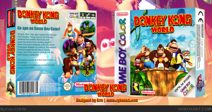 Donkey Kong World box art cover
