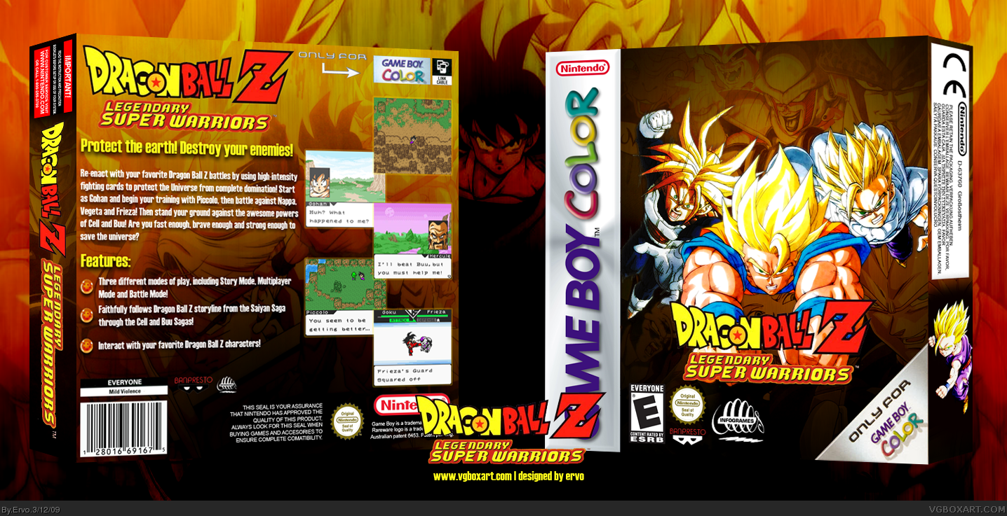 Dragon Ball Z: Legendary Super Warriors box cover