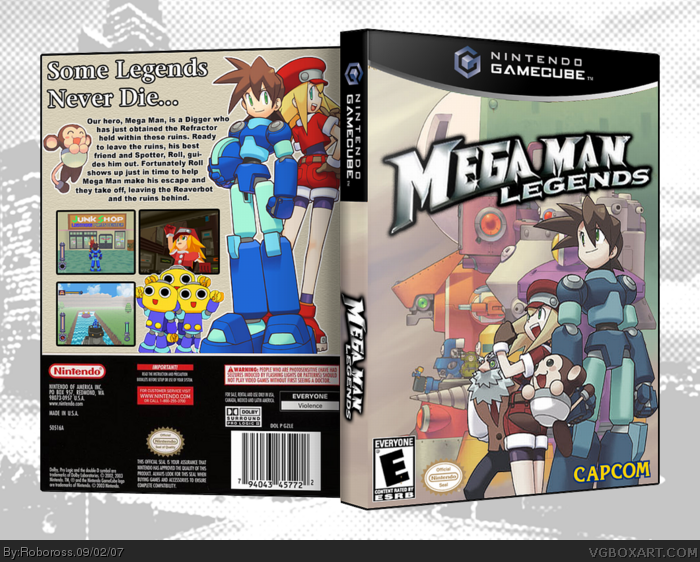 Mega Man Legends box art cover