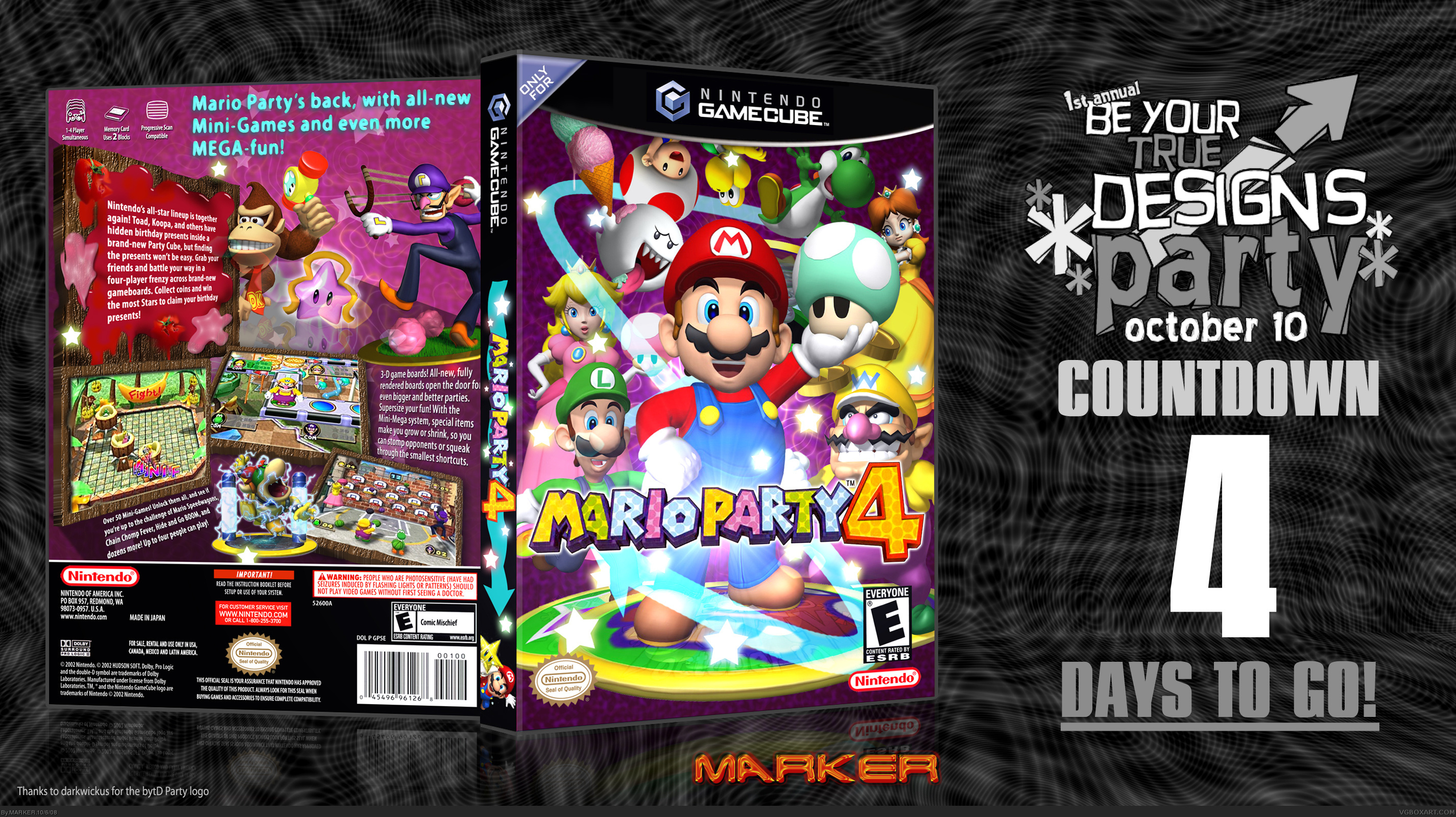 Mario Party 4 box cover