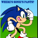 Where's Sonic's Pants? Box Art Cover