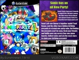 Sonic Party 4 box cover