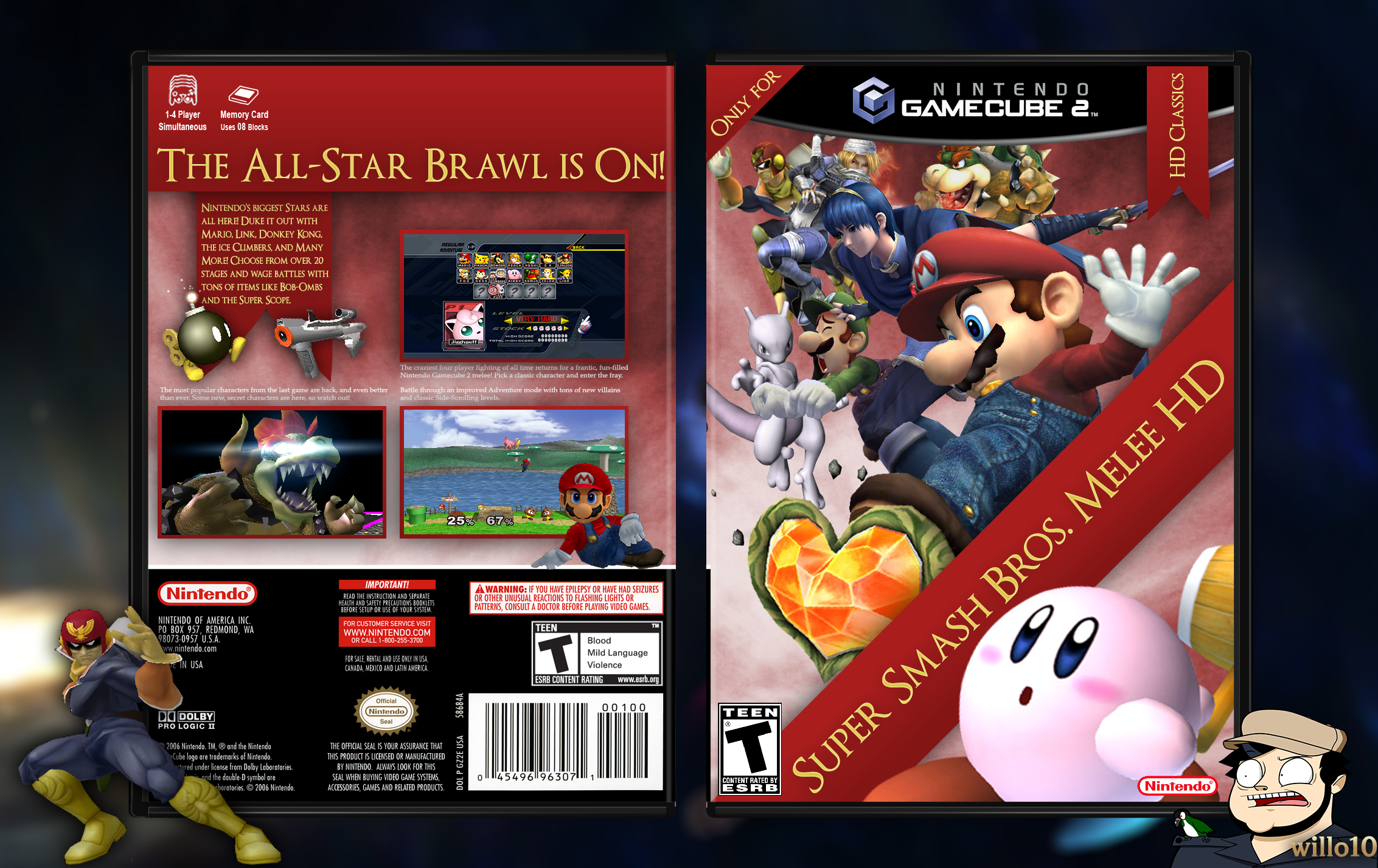 Super Smash Bros. Melee: HD Classics box cover