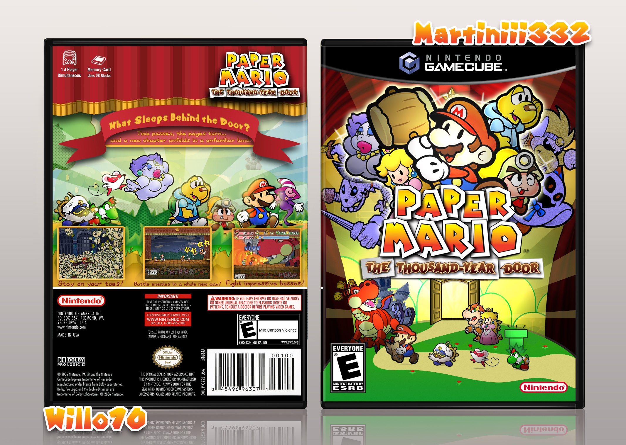 Paper Mario: The Thousand Year Door box cover