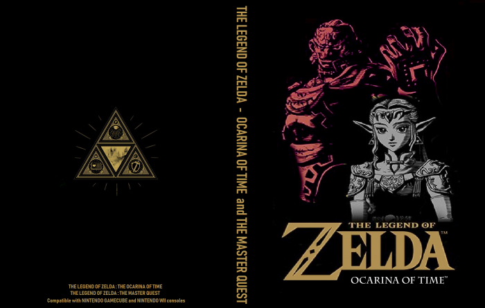 The legend of Zelda Ocarina of Time box art cover