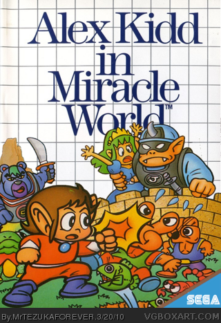 Alex Kidd In Miracle World box art cover