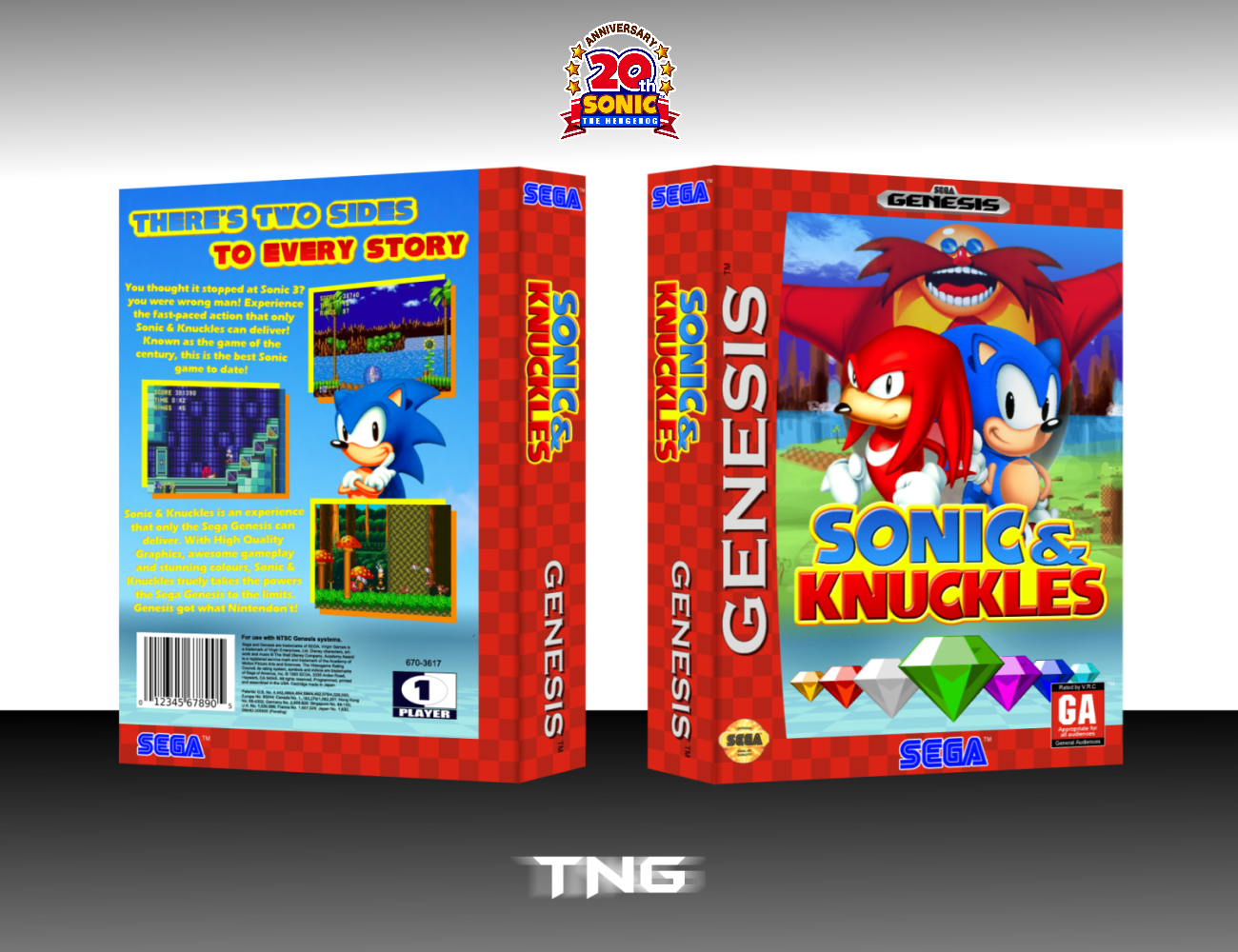 Sonic & Knuckles box cover
