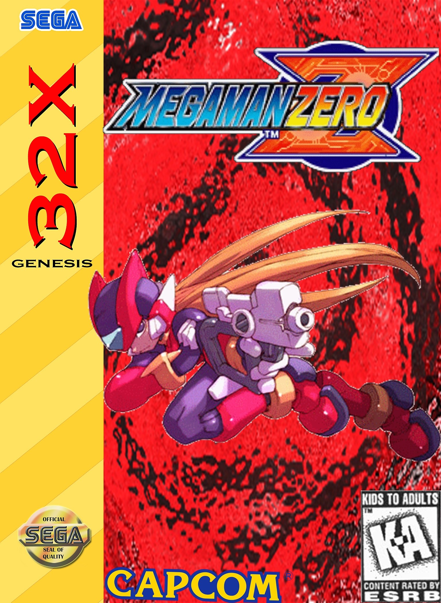 Mega Man Zero box cover