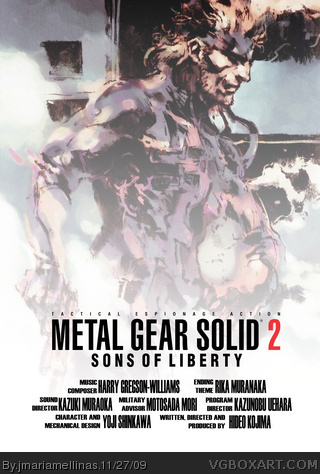 Metal Gear Solid 2: Sons of Liberty Poster Replica box art cover