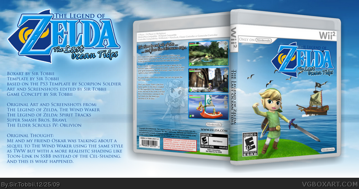 The Legend of Zelda: The Last Ocean Tides box art cover