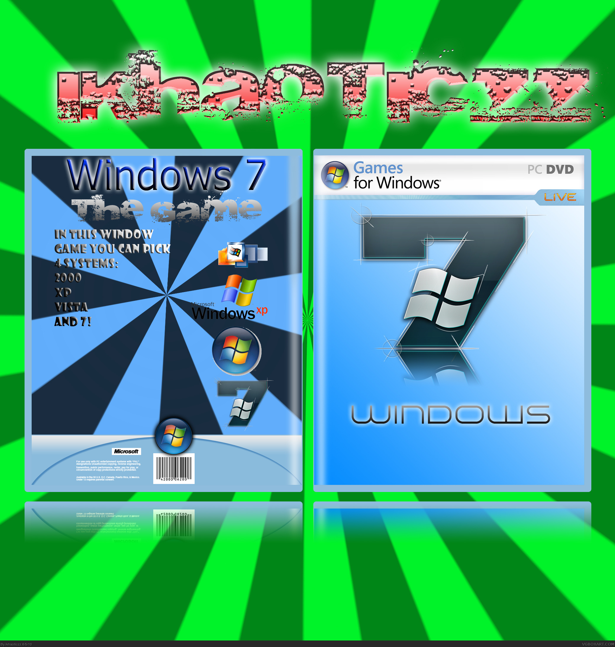 windows 7 the game box cover