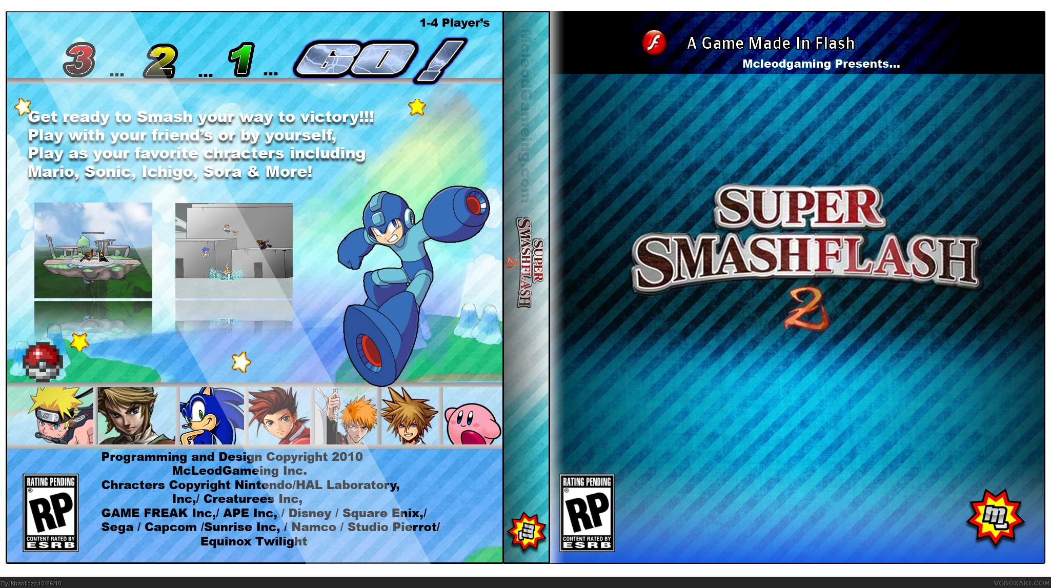 Super Smash Flash 2 box cover