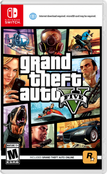 Grand Theft Auto 5 (Nintendo Switch) box cover