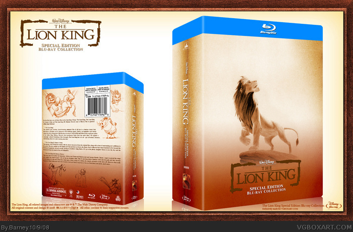 The Lion King Blu-ray Collection box art cover