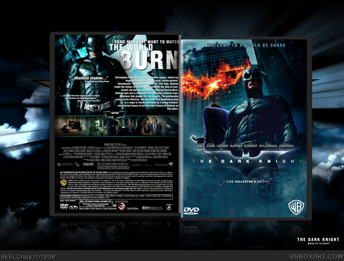 The Dark Knight box art cover