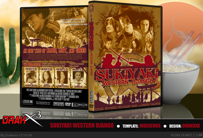 Sukiyaki Western Django box art cover