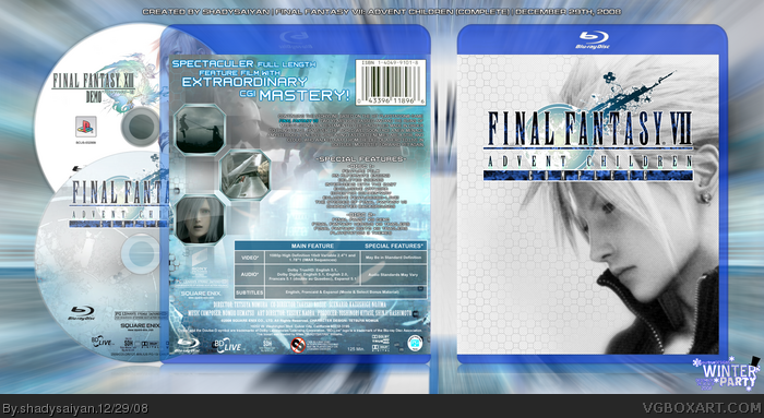 Final Fantasy VII: Advent Children (Complete) box art cover