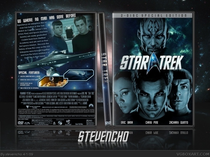 Star Trek box art cover