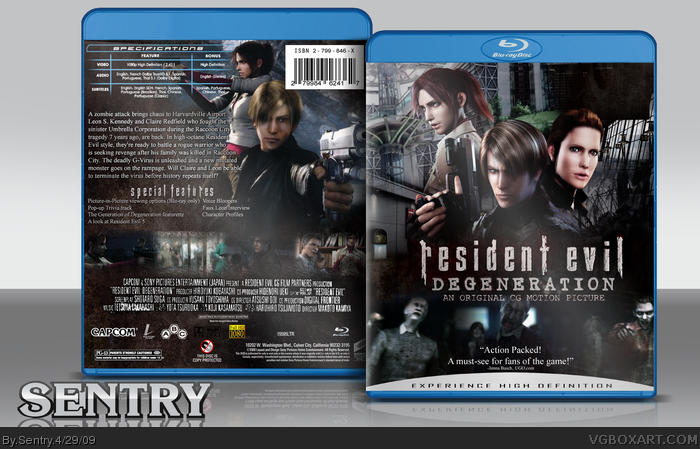Resident Evil: Degeneration box art cover