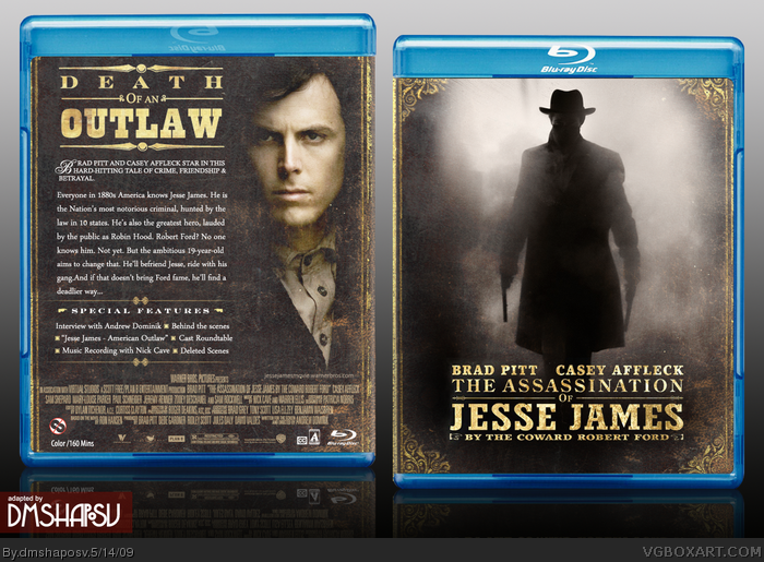 The Assassination of Jesse James by Robert Ford box art cover