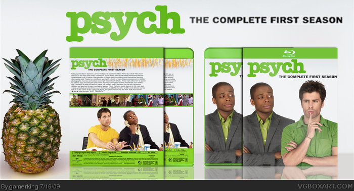 Psych: The Complete First Season box art cover