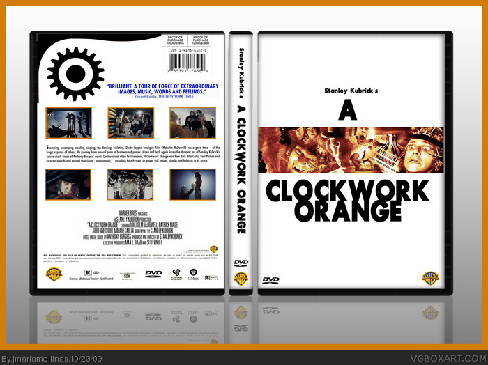 A Clockwork Orange box art cover