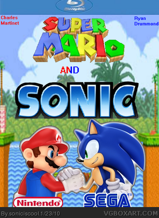 Mario Meets Sonic box cover