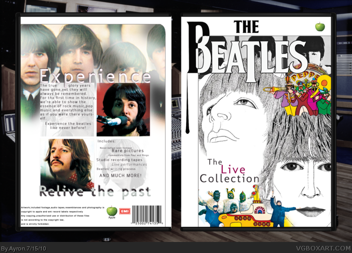 The Beatles : Live Collection box art cover