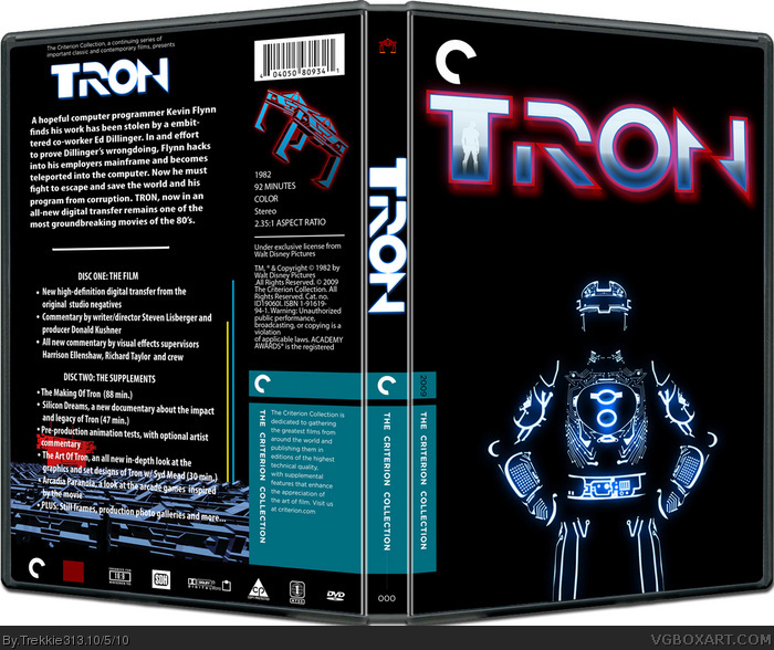 TRON: Criterion Collection box art cover