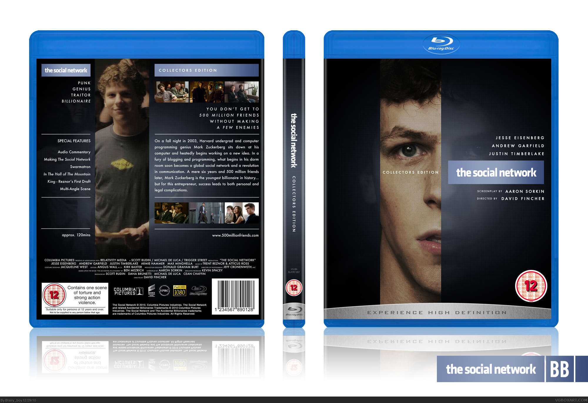 The Social Network box cover