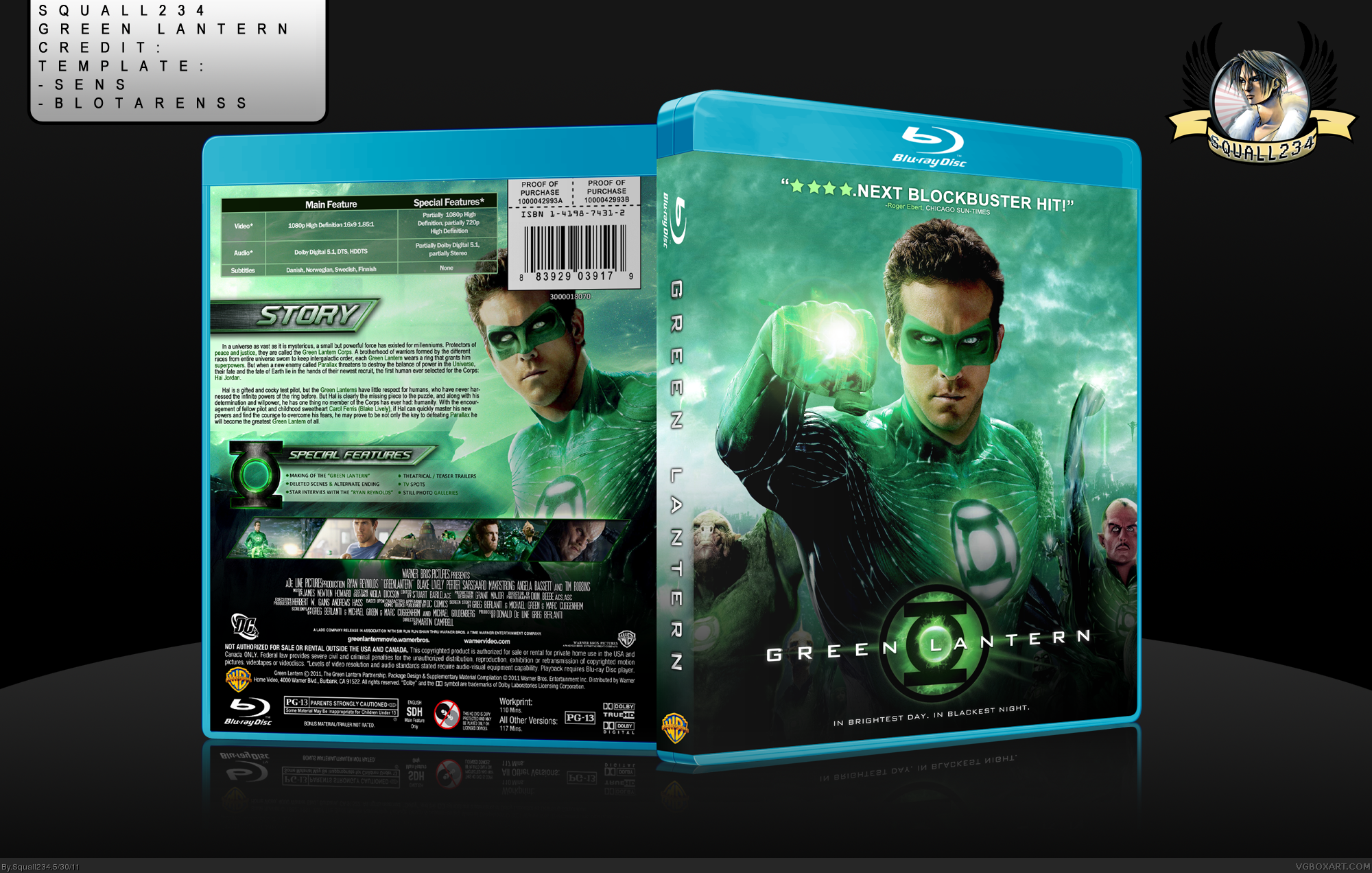 Green Lantern box cover