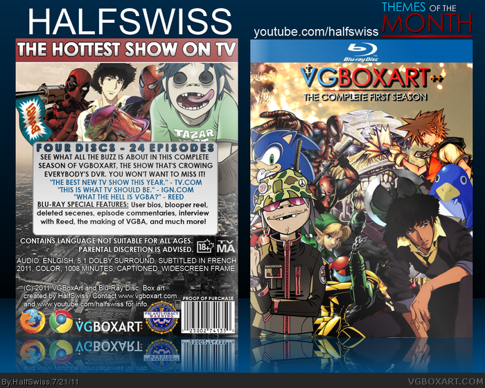 VGBoxArt: The Complete First Season box art cover