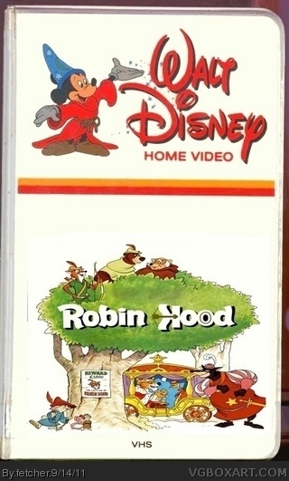 Disney's Robin Hood (video) box cover
