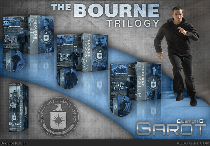The Bourne Trilogy box art cover