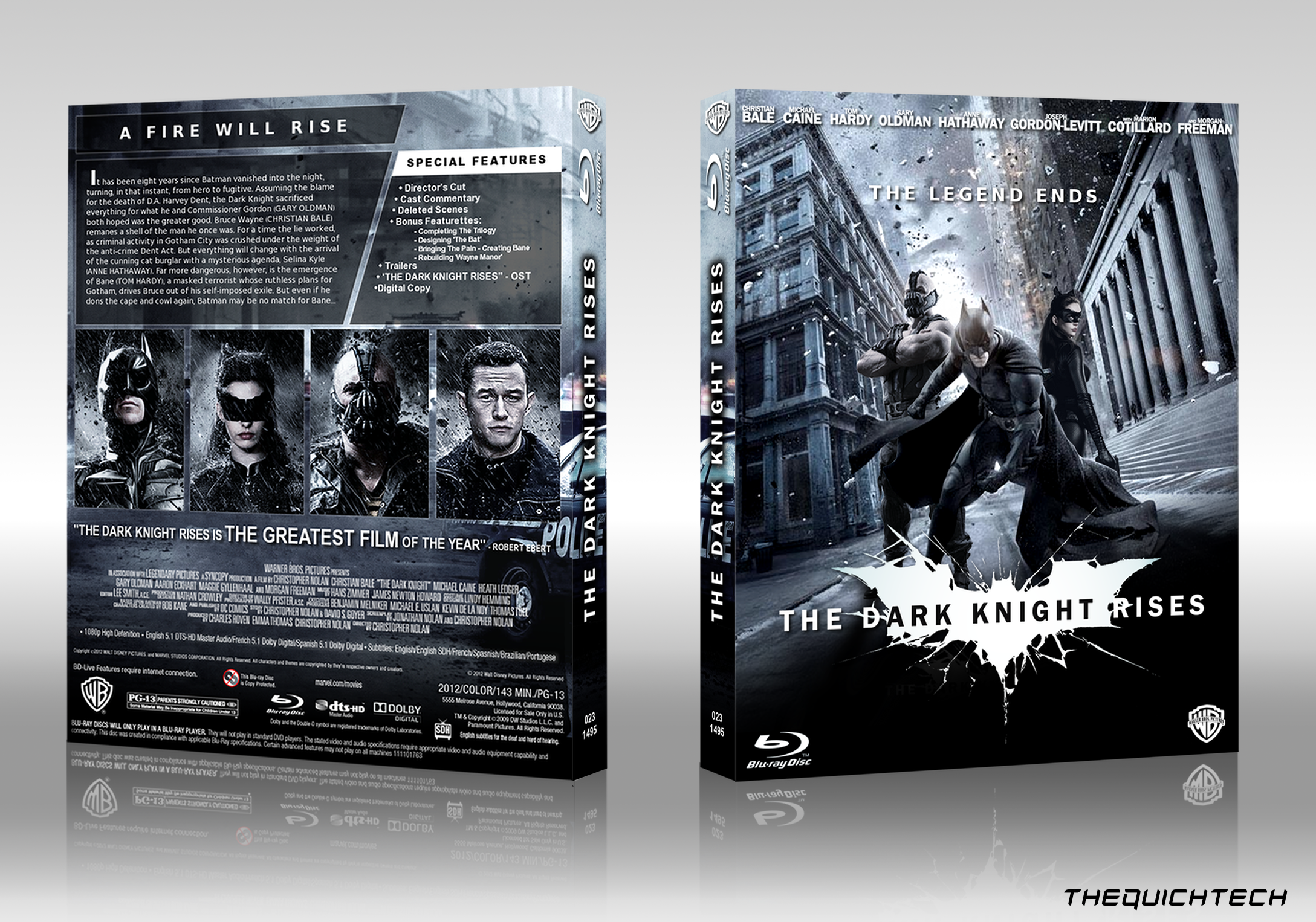 The Dark Knight Rises box cover