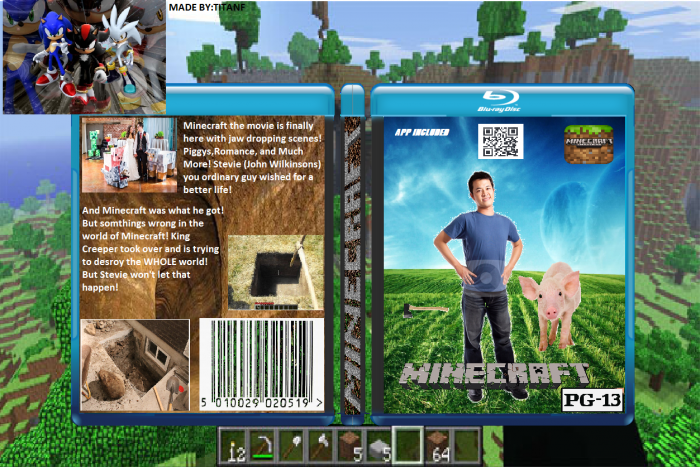 Minecraft box art cover