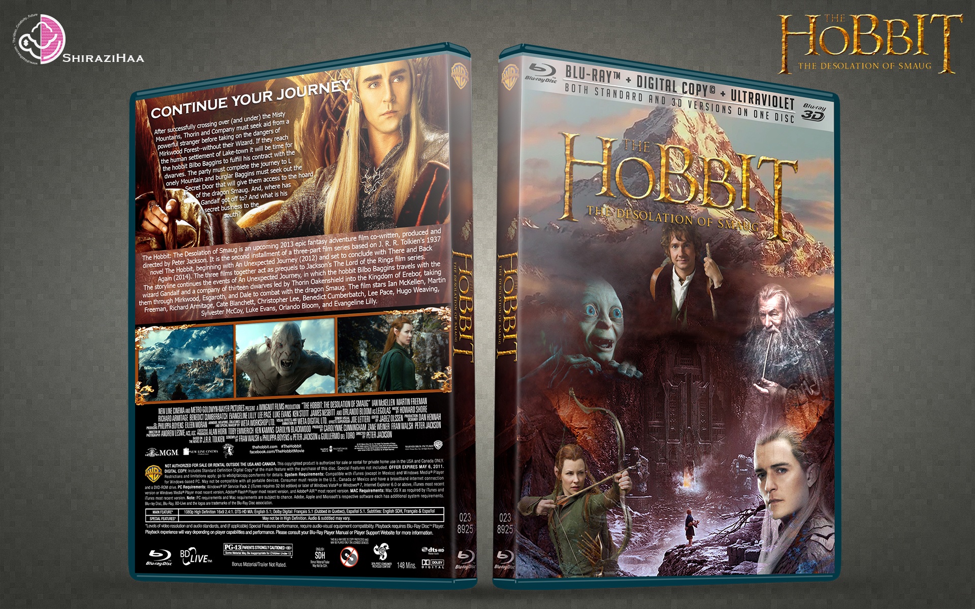 The Hobbit: The Desolation of Smaug box cover