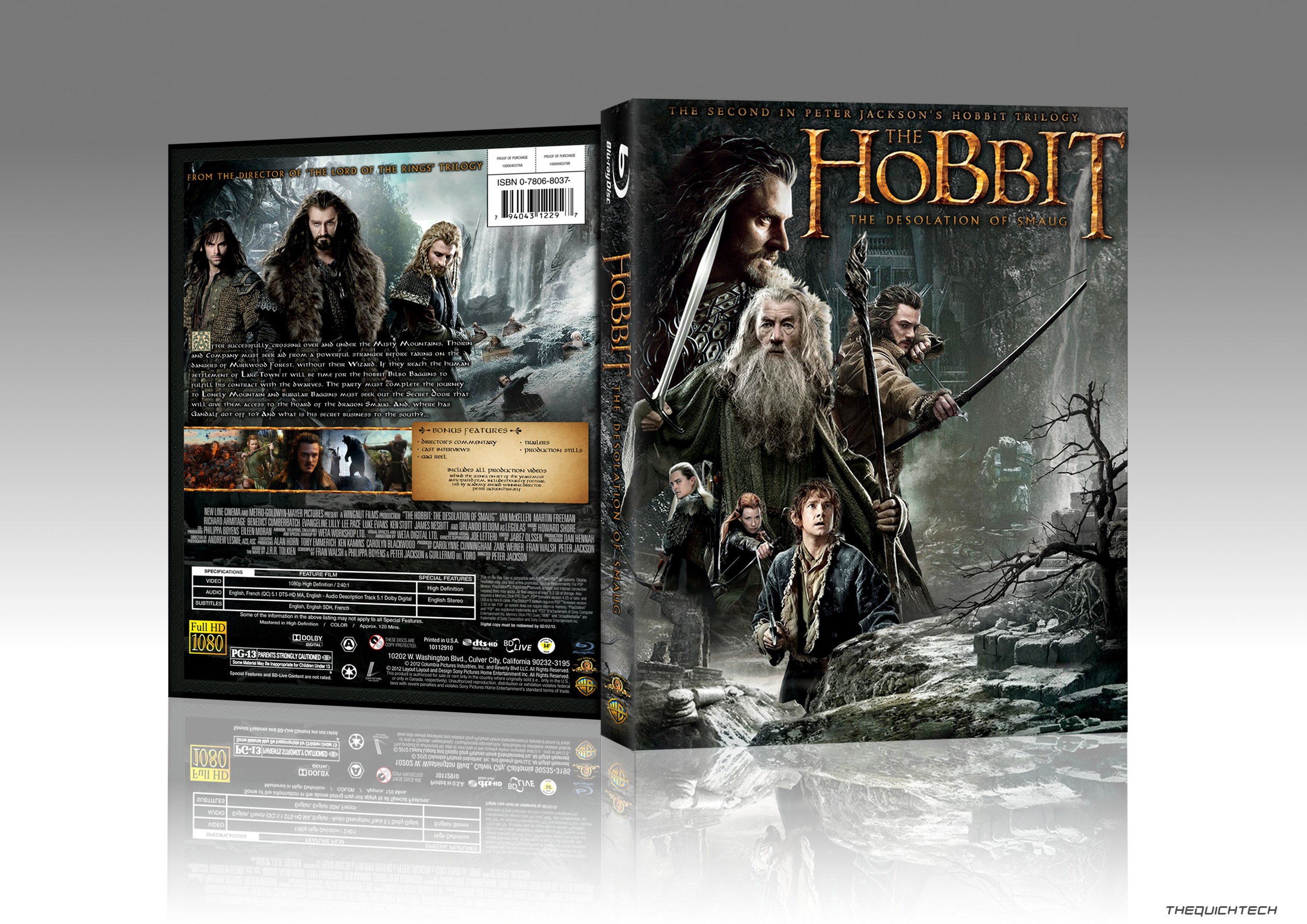 The Hobbit: The Desolation of Smaug box cover