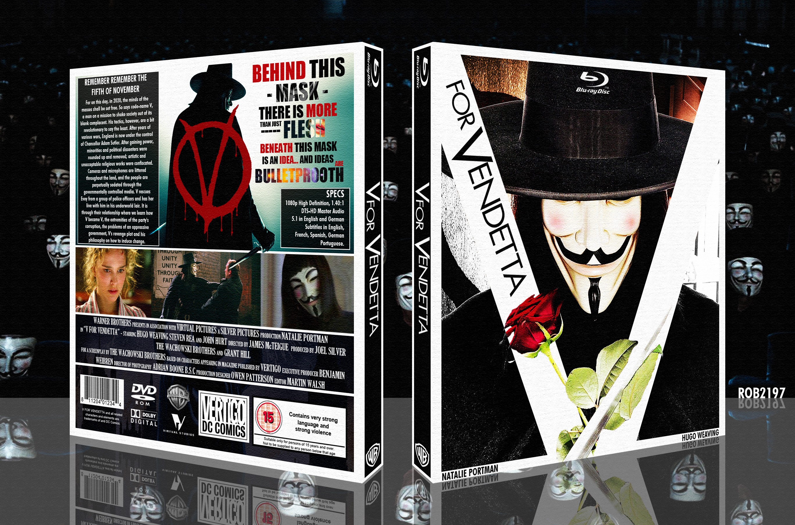 V for Vendetta box cover