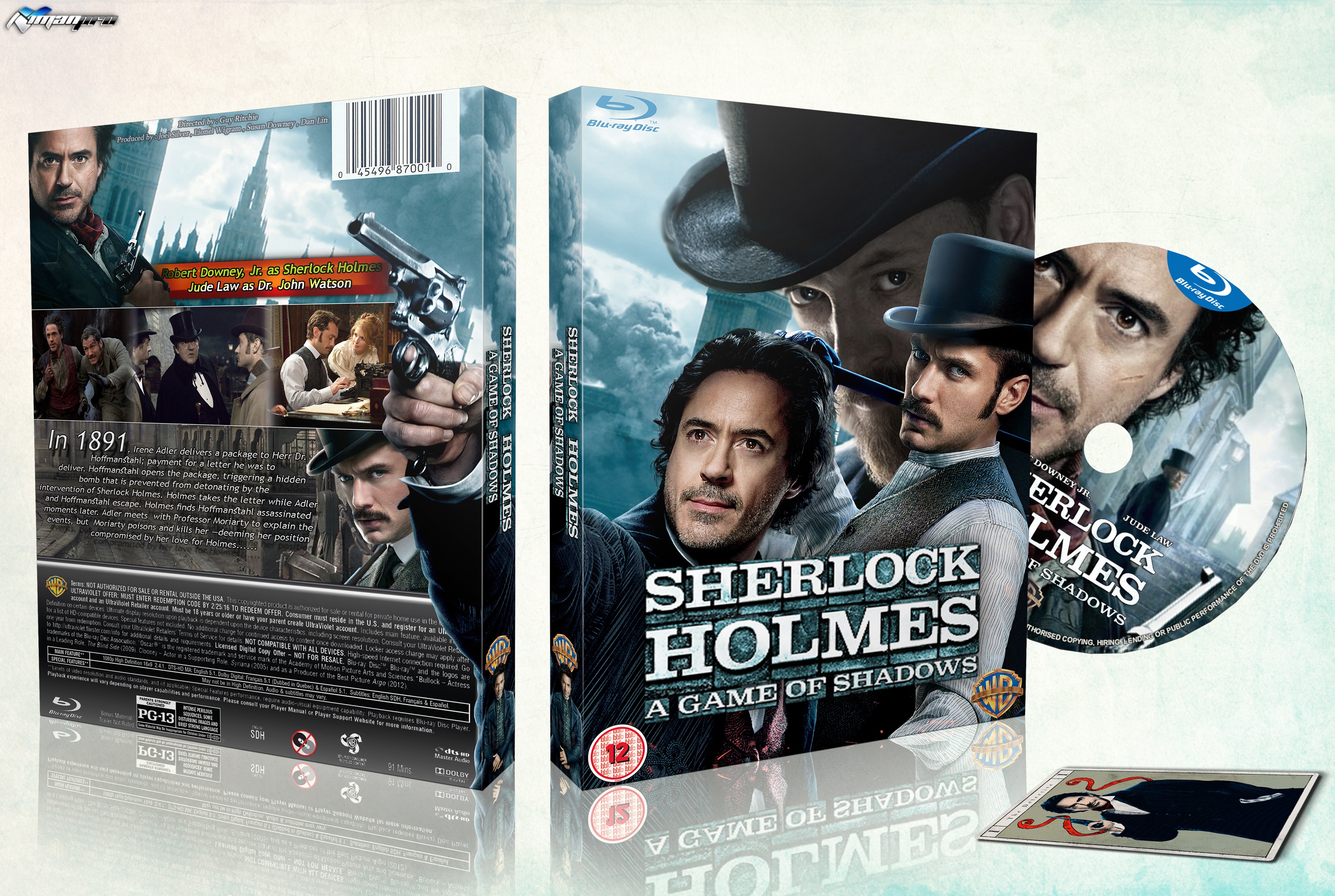 Sherlock Holmes : A Game of Shadows box cover