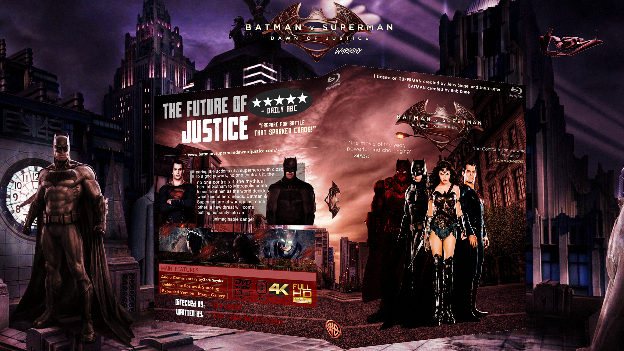 Batman v Superman: Dawn Of Justice box cover