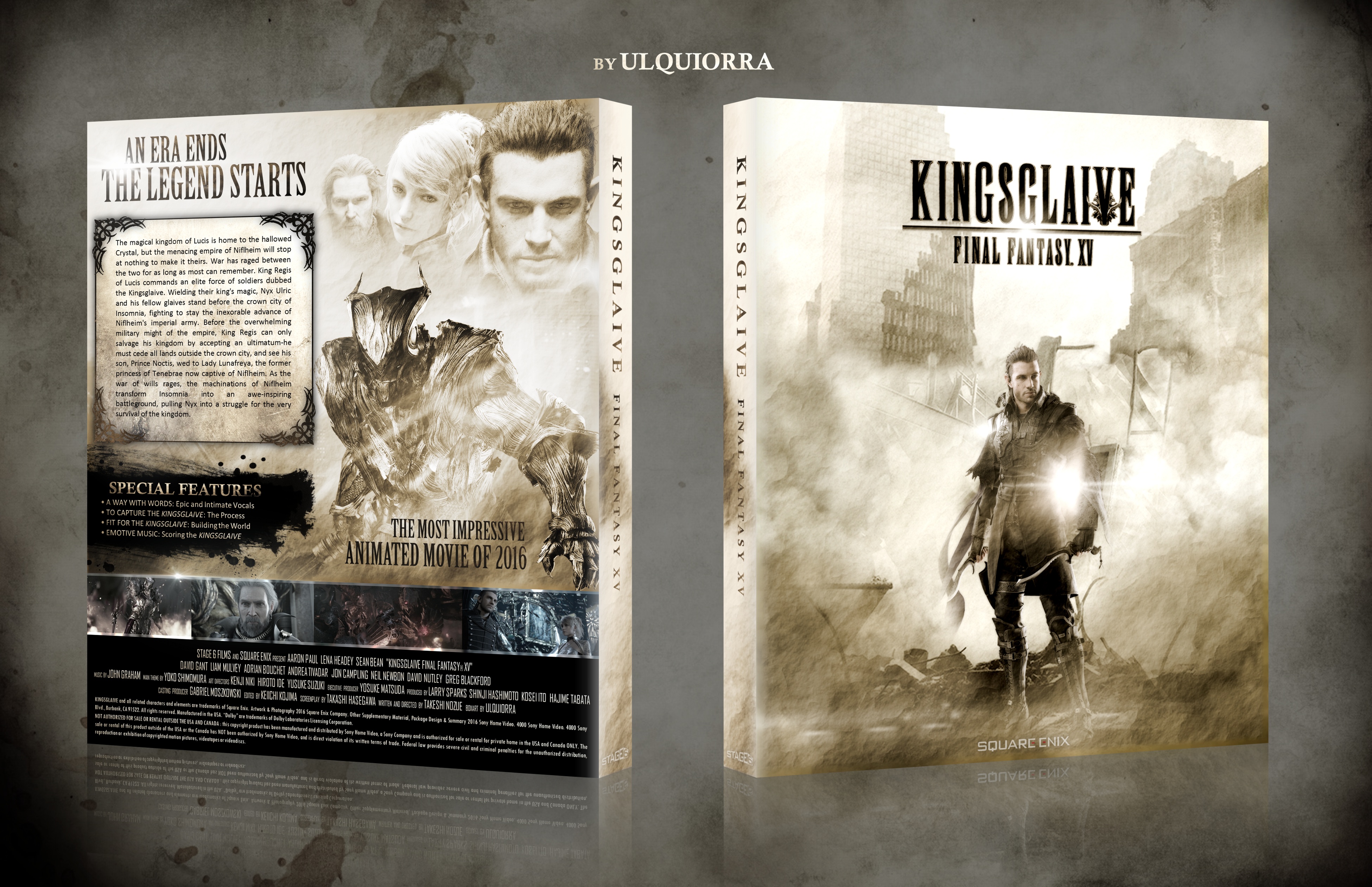 Kingsglaive Final Fantasy XV box cover