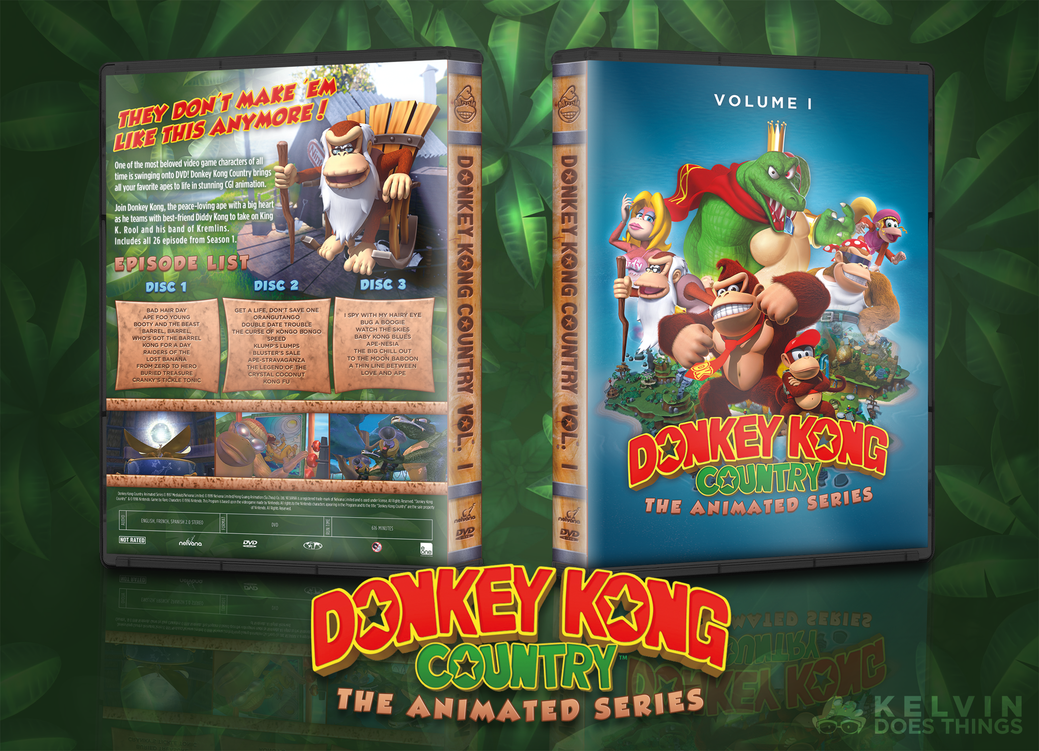 Donkey Kong Country box cover