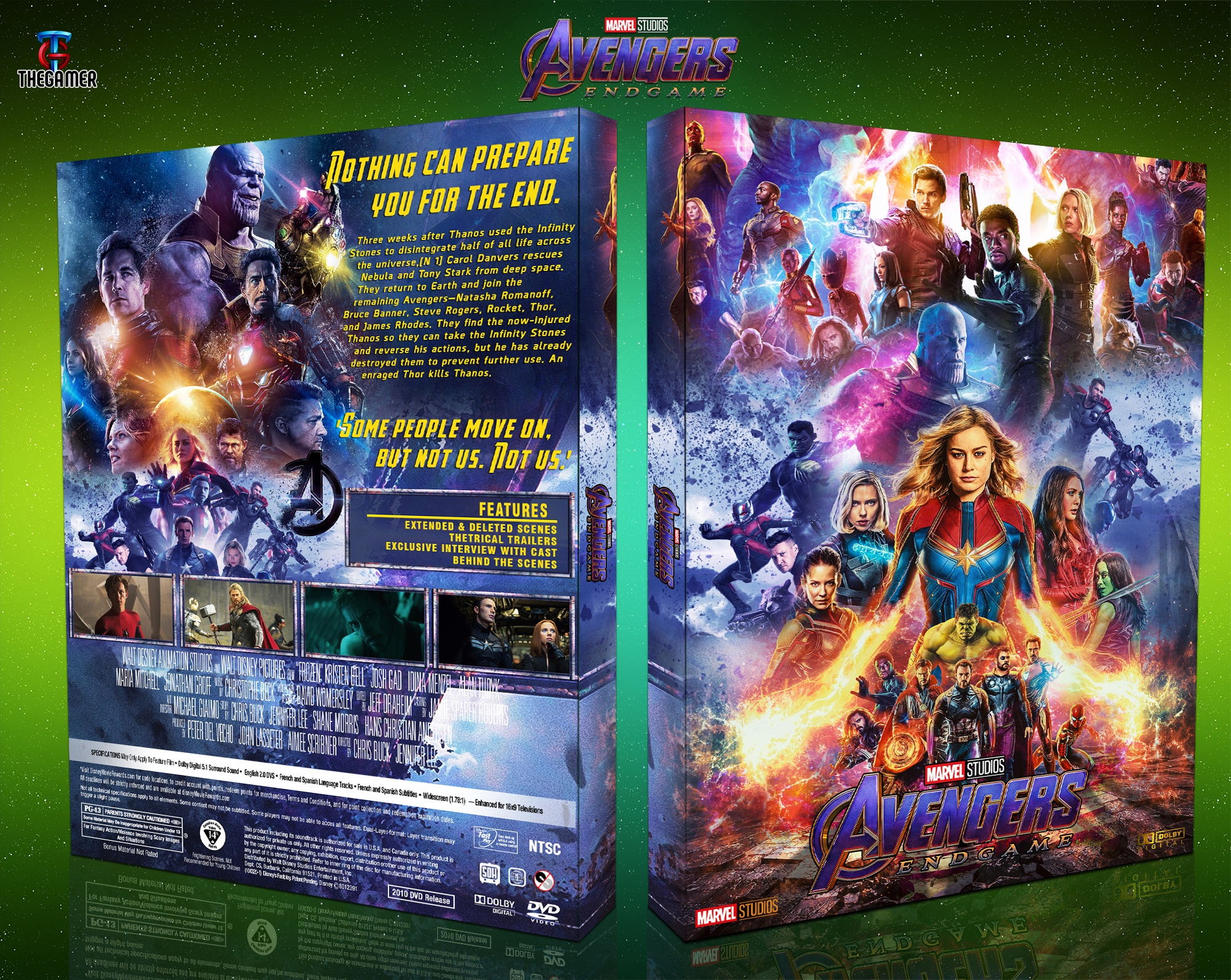 Avengers: Endgame box cover