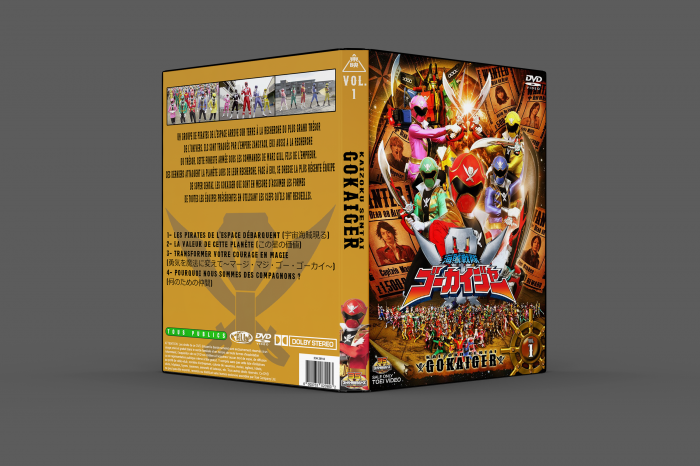 Kaizoku Sentai Gokaiger Volume: 1 box art cover